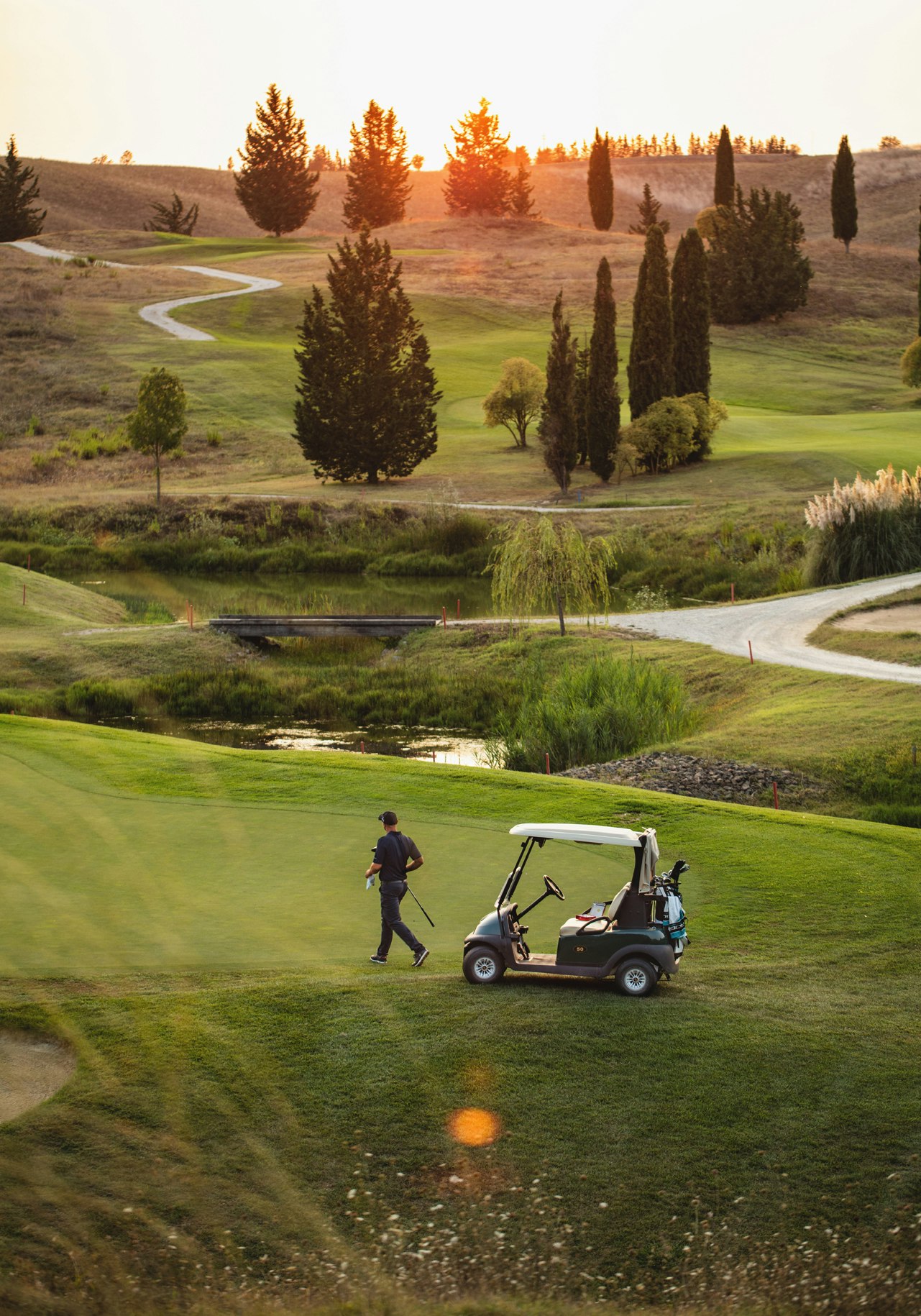 The biggest golf course in Tuscany immersed in the nature
