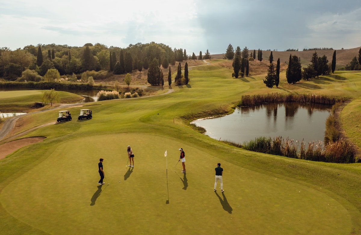 The biggest golf course in Tuscany